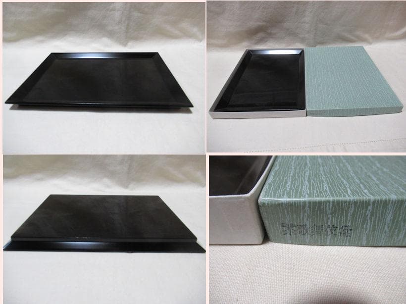 茶道　茶歌舞伎道具　小棗５個　盆　掛ふくさ