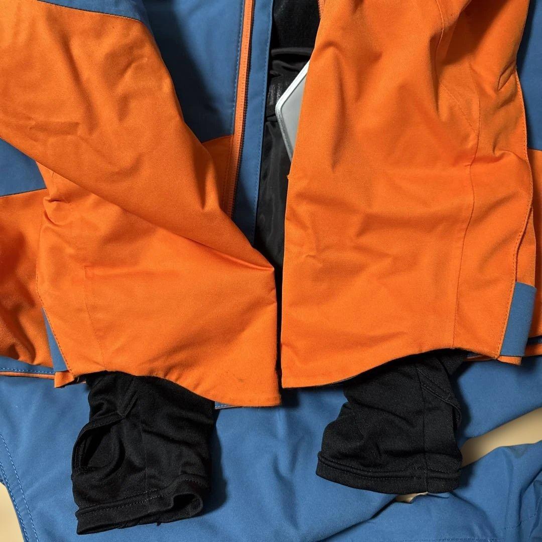 Mizuno スキーウェア 青/オレンジ　Sサイズ