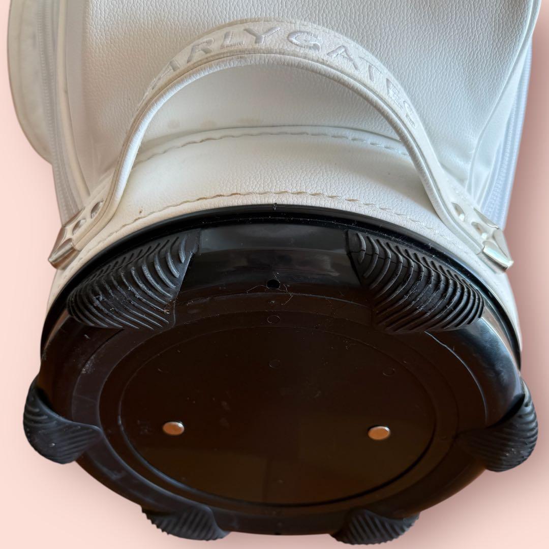 現行モデル　限定シリアル付　パーリーゲイツ　キャディバッグ　白　ディズニーコラボ