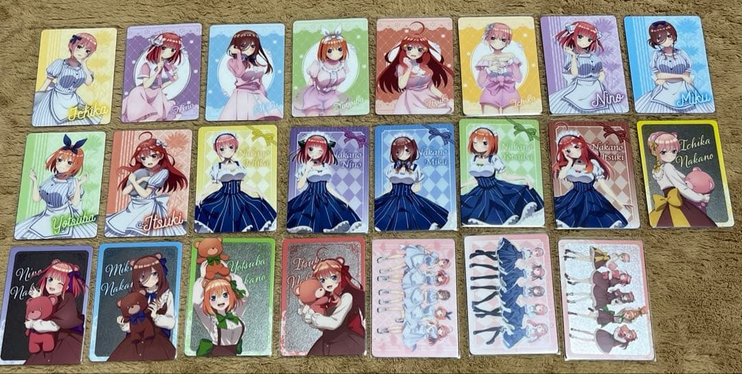 五等分の花嫁ウエハース　メタルカードコレクション　過去弾コンプリート