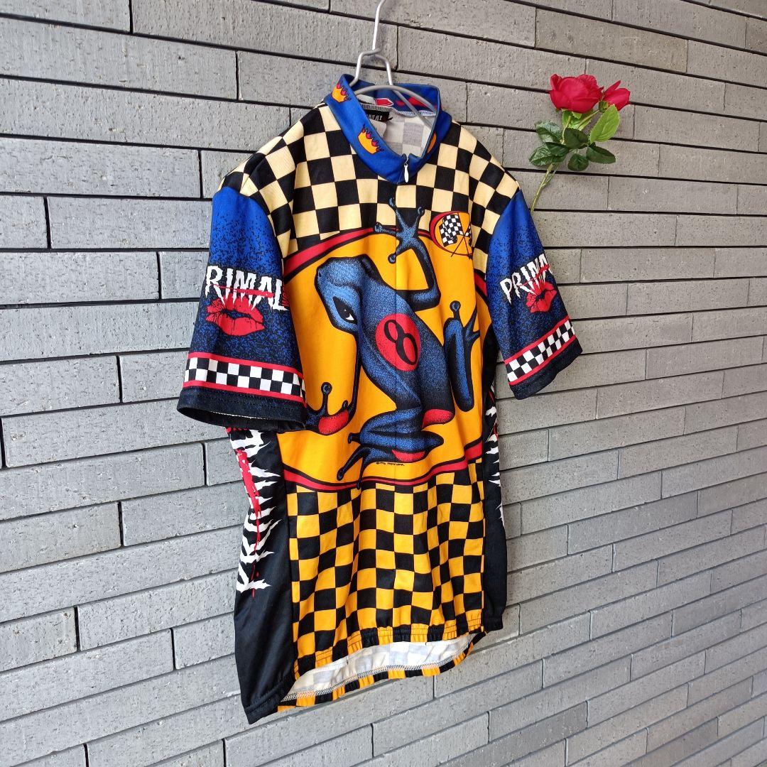 ♠【プライマル】✨美品　サイクリングウェア　ヴィンテージ　アメリカ製　M