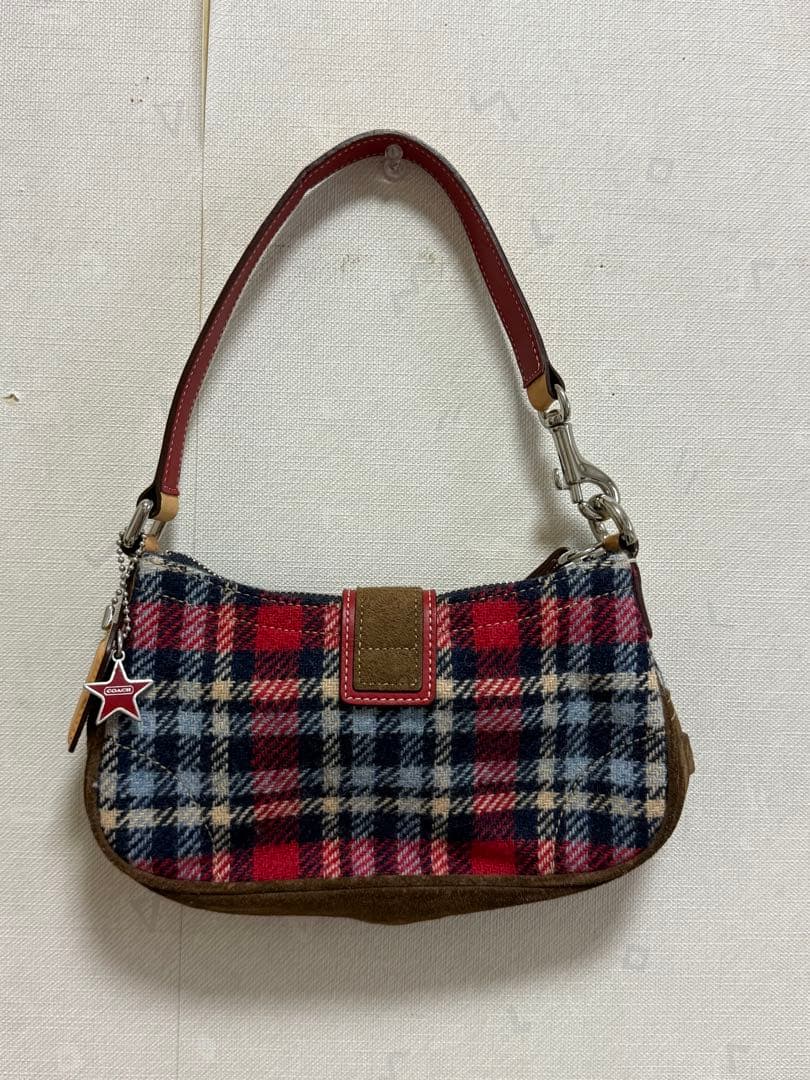 COACH チェック柄　バッグ