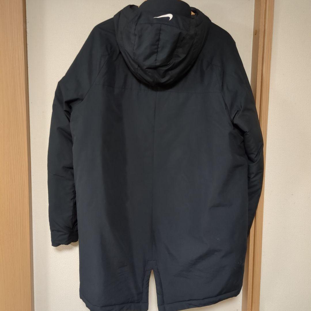 【美品】Nike ブラック黒 セミロングベンチコートXL