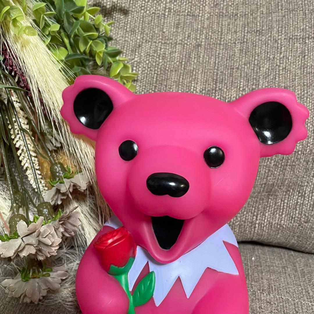 グレイトフルデッド デッドベア貯金箱 ソフビフィギュアGreatful Dead