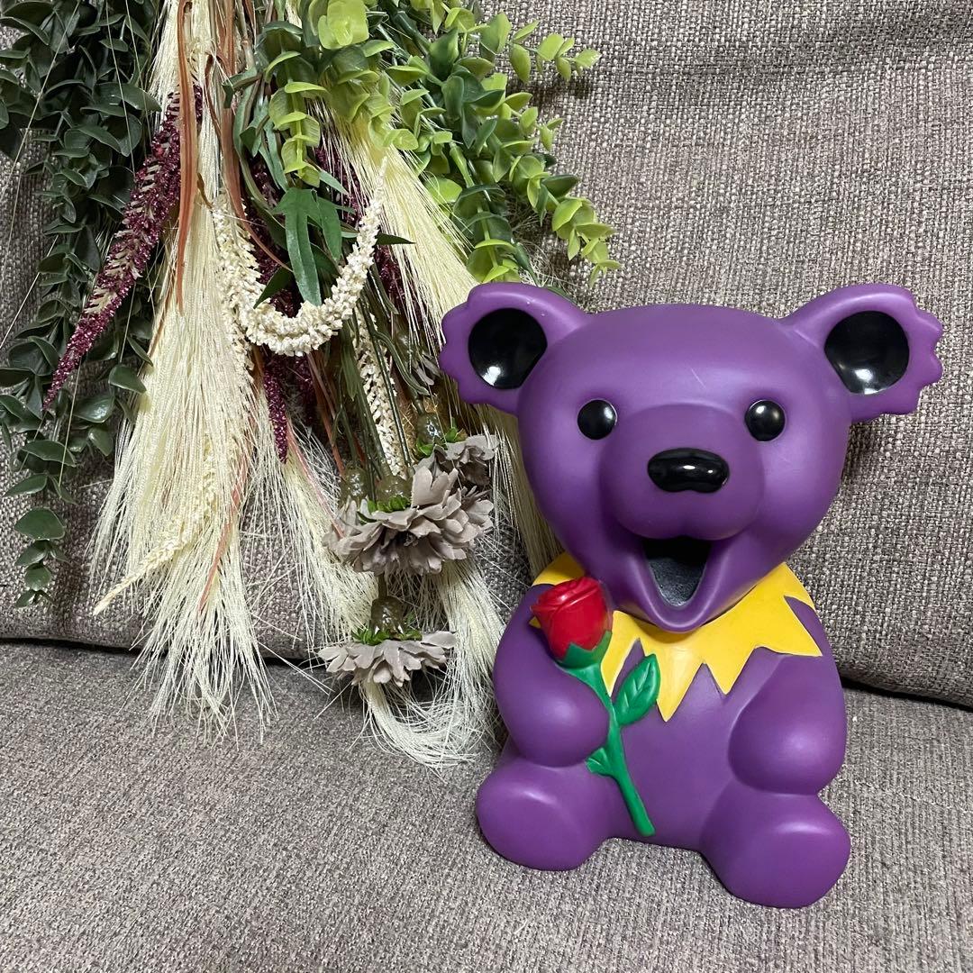 グレイトフルデッド デッドベア貯金箱 ソフビフィギュアGreatful Dead