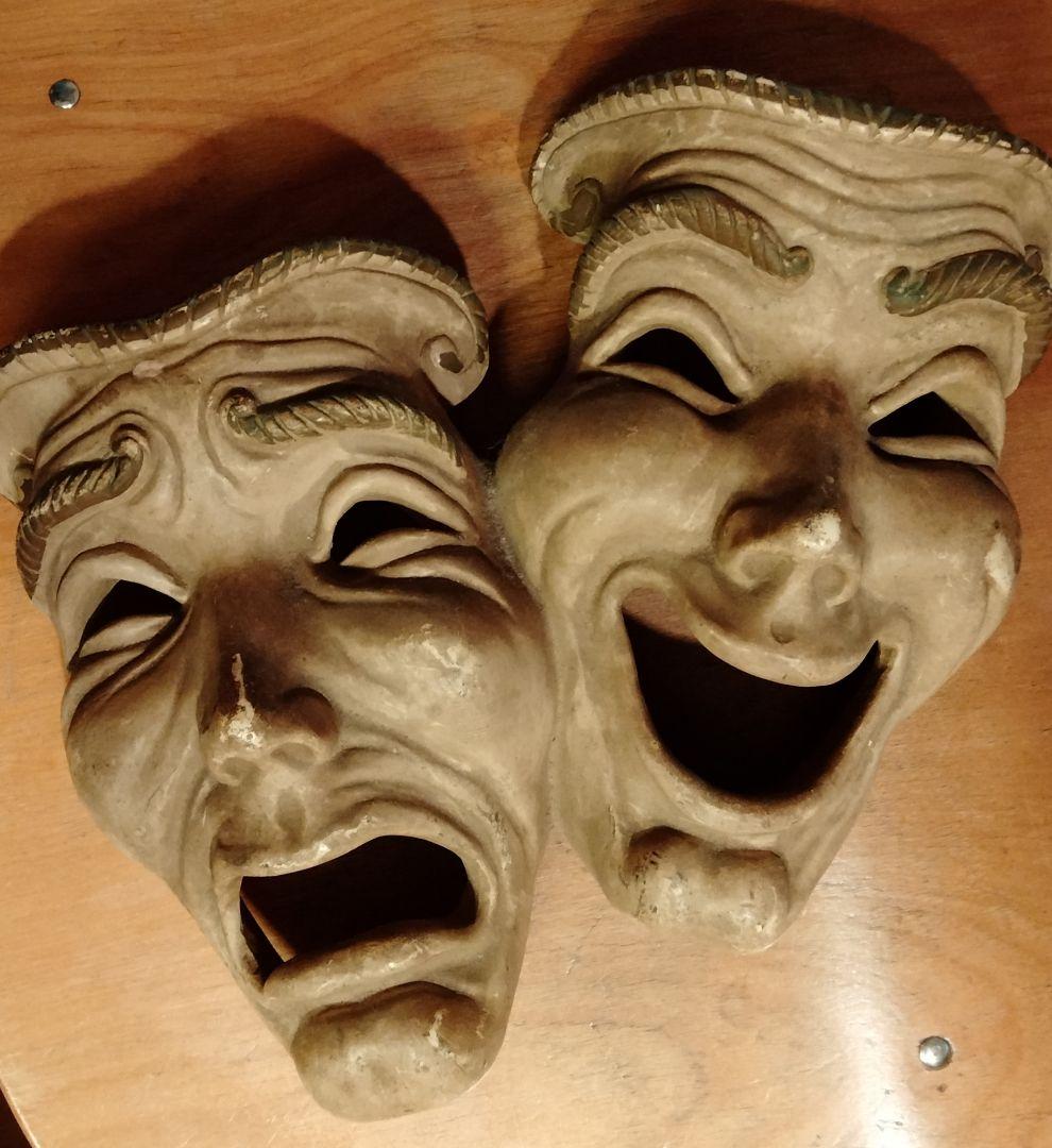 激レア 50s ツーフェイス　壁掛け　two face ビンテージ　ロカビリー