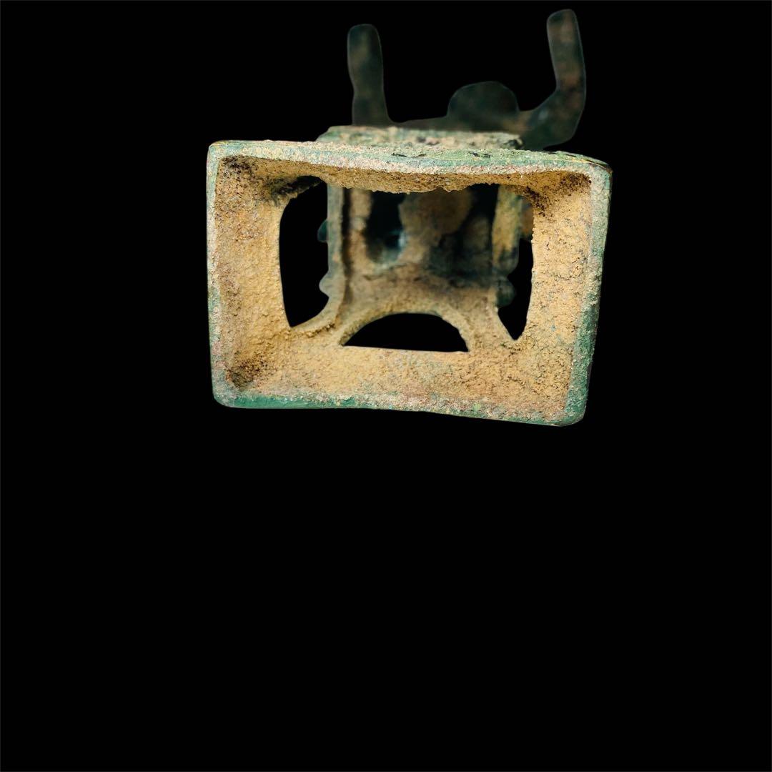 中国古玩 三星堆 青銅人物像 銅製 銅器 骨董品 時代品 美術品