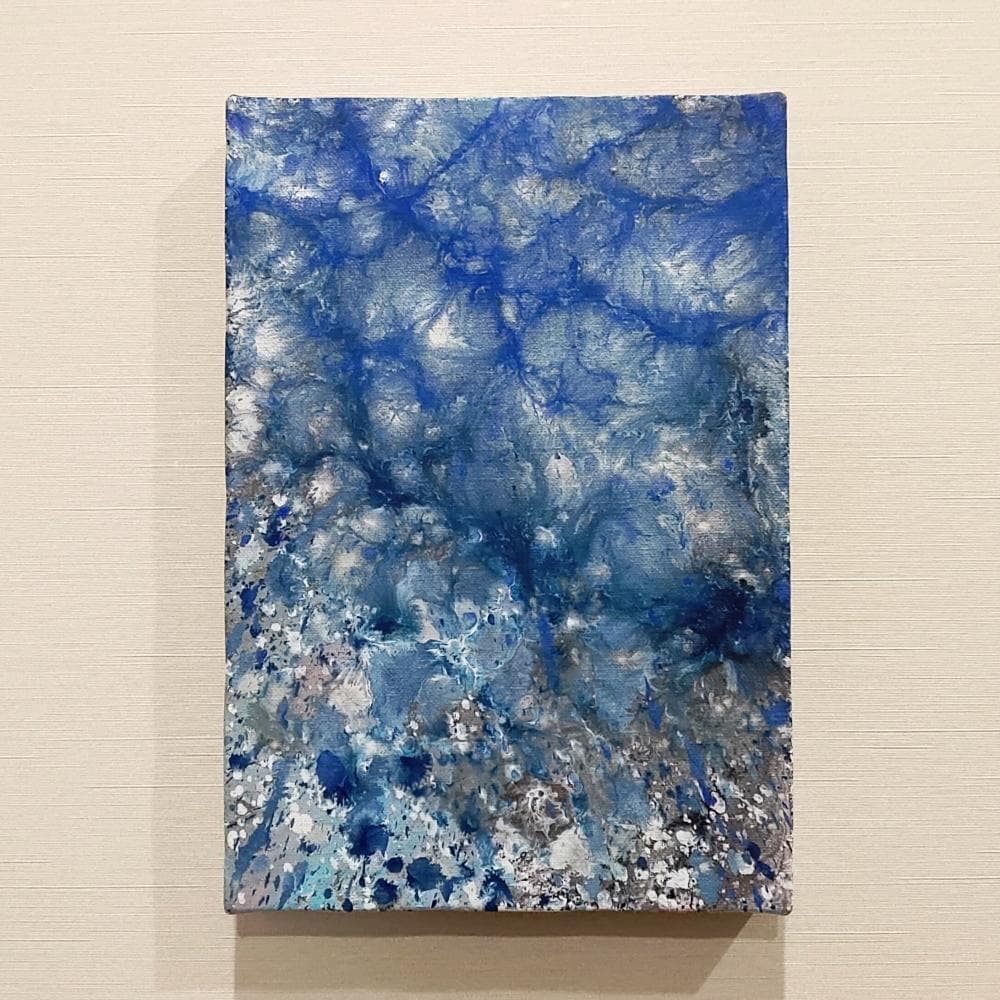 内野隆文　抽象画　ペインティング　絵画　SM（サムホール）　現代美術　アート作品