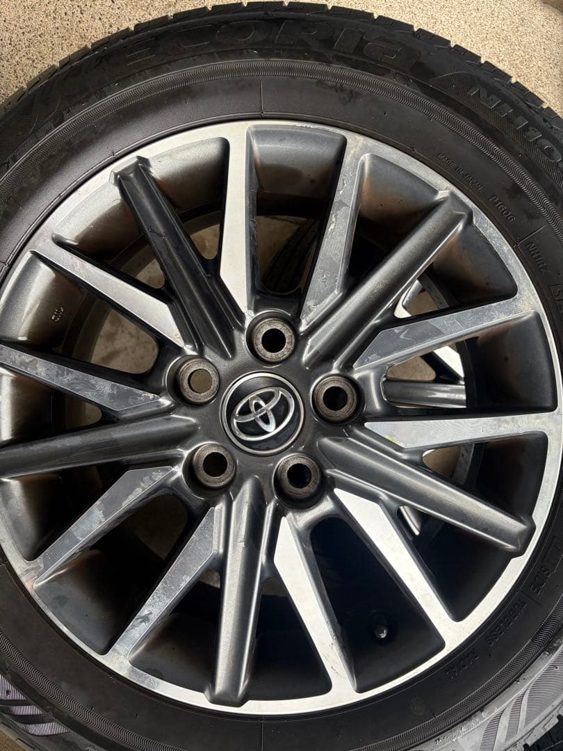 トヨタ 80系ヴォクシー 16インチ ホイールセット ブリヂストン