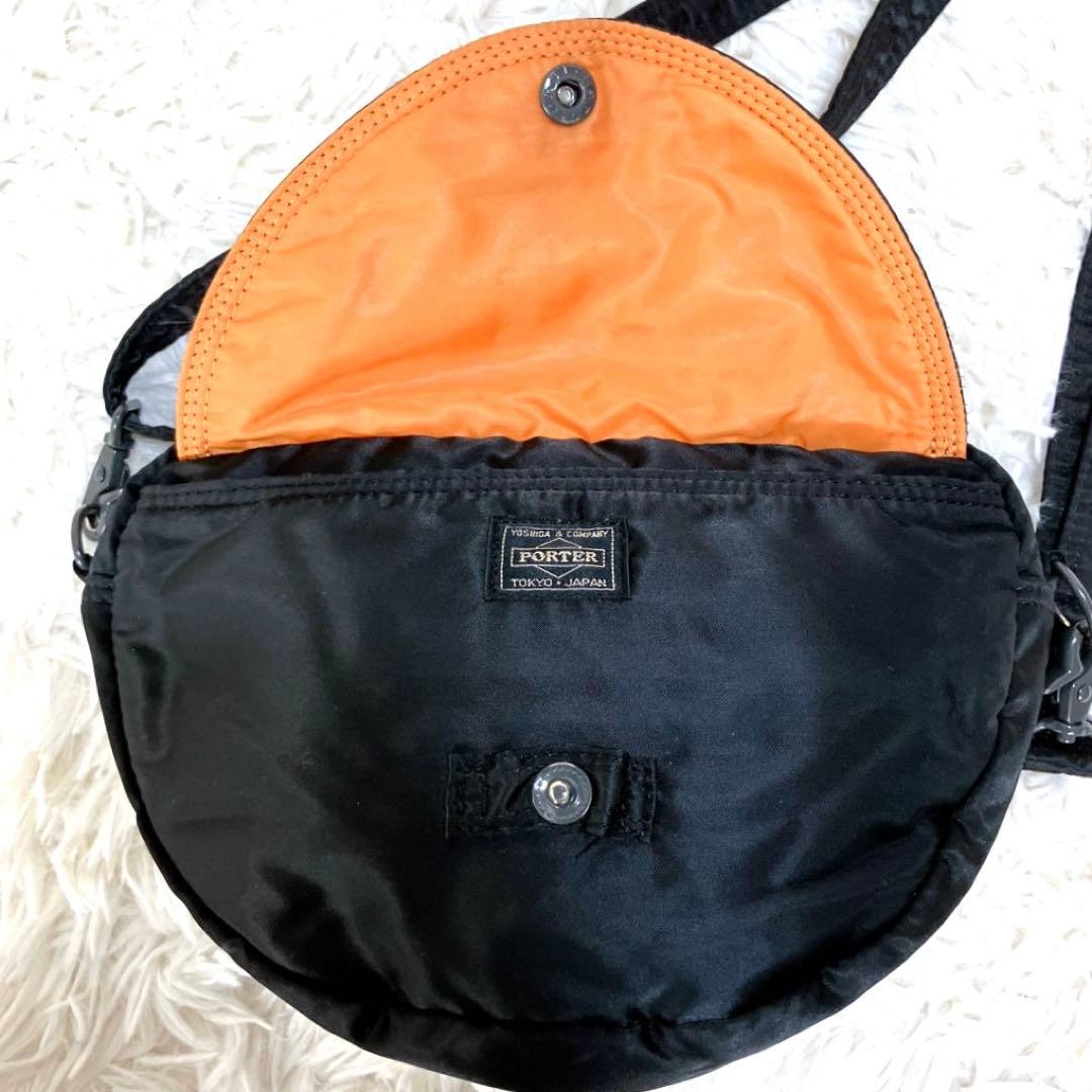 ✨美品 ポーター タンカー ショルダーバッグ ハーフムーン 舟形 オーバル