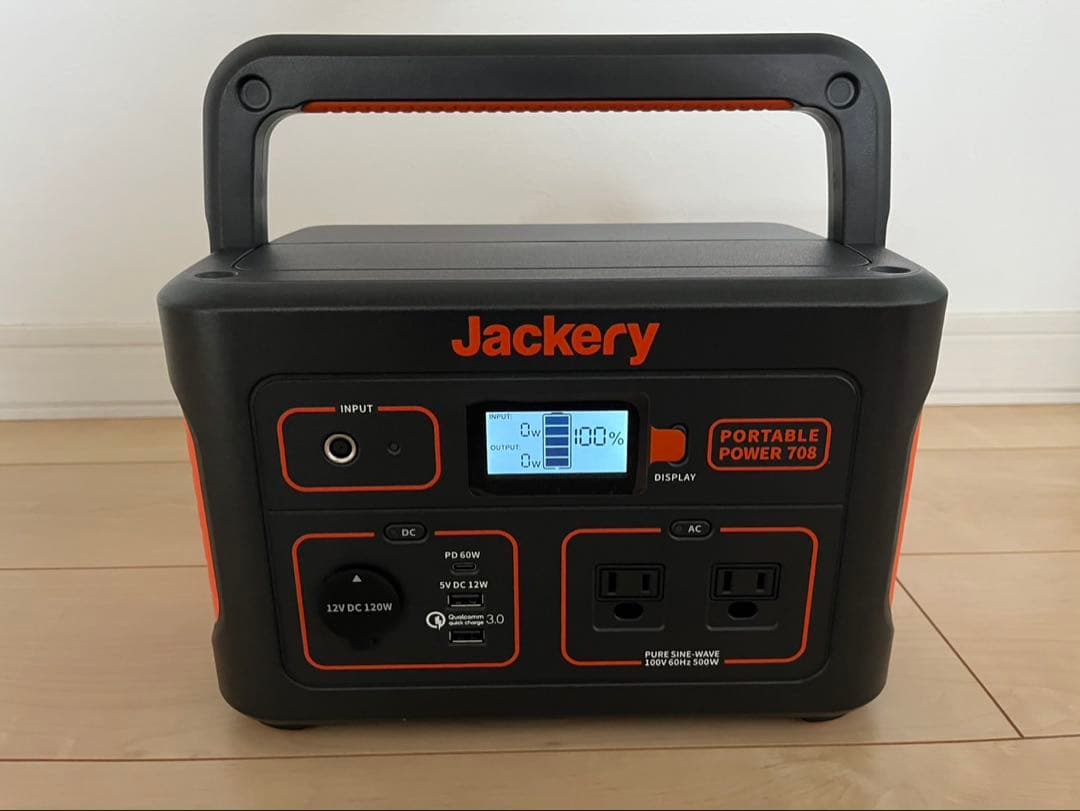 Jackeryポータブル電源708 708Wh/500W
