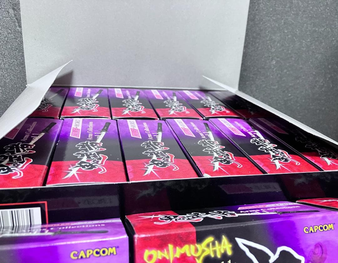 未開封 全15種コンプ『鬼武者 アームズコレクション』武器フィギュア カプコン