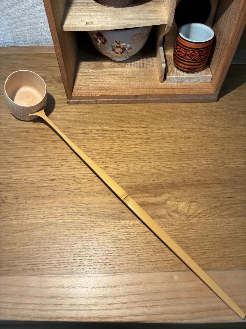 067 茶道具セット 陶器製茶碗と木箱付き