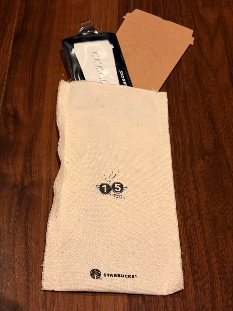 【非売品】スタバ 日本上陸15周年 IDカードホルダー　従業員限定