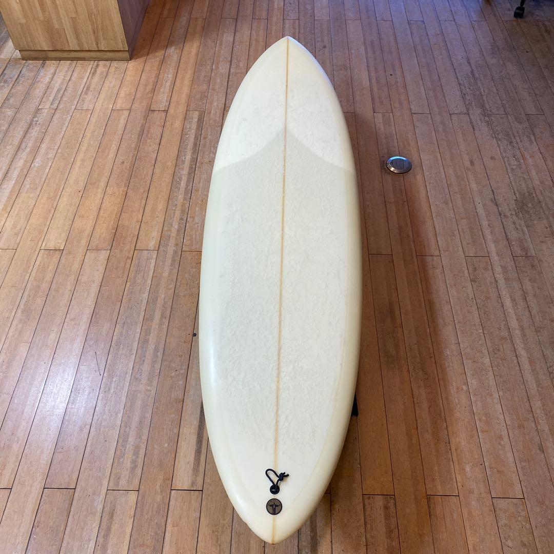 タッピーレコード　クリーム色ファンボード 6.8フィート ダブルコンケーブ