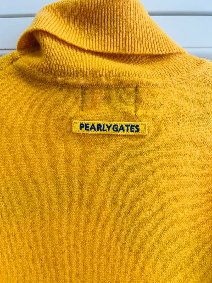 PEARLY GATES パーリーゲイツ カシミヤセータータートルニット 0