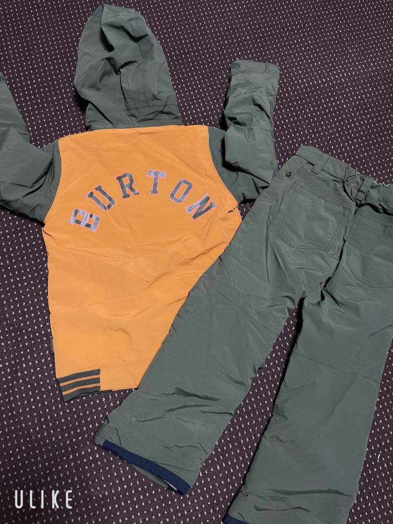 【BURTON】 Mサイズ　スノーボードウェアー キッズバートン　上下セット