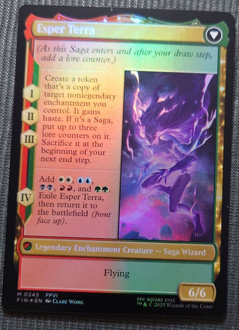 mtg 稀少エラー 反転ホロ 魔導戦士ティナ 金箔 プレリリース プロモ fin