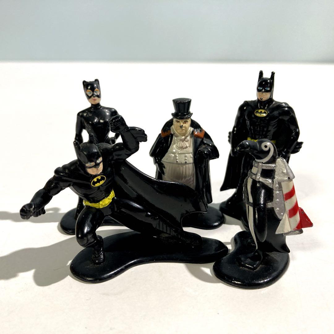 バッドマン リターンズ 1992 当時物 ダイキャストメタル製? フィギュア5体