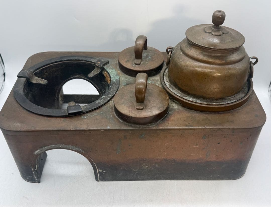 レトロ　銅製　熱燗器　燗銅壷　古道具　アンティーク　送料込み260202