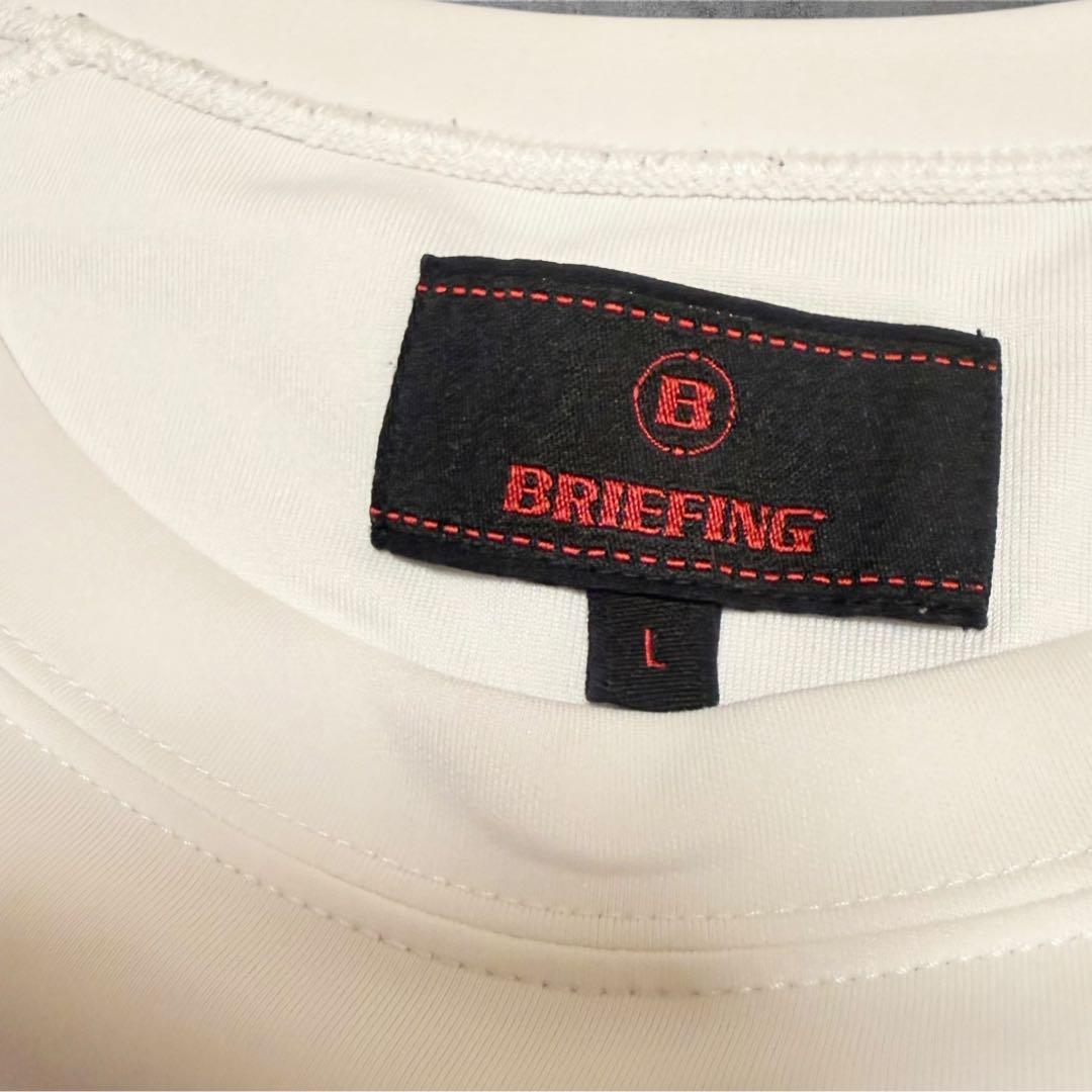 23SSブリーフィングSIDE LOGO LINE CREW NECKサイズ L