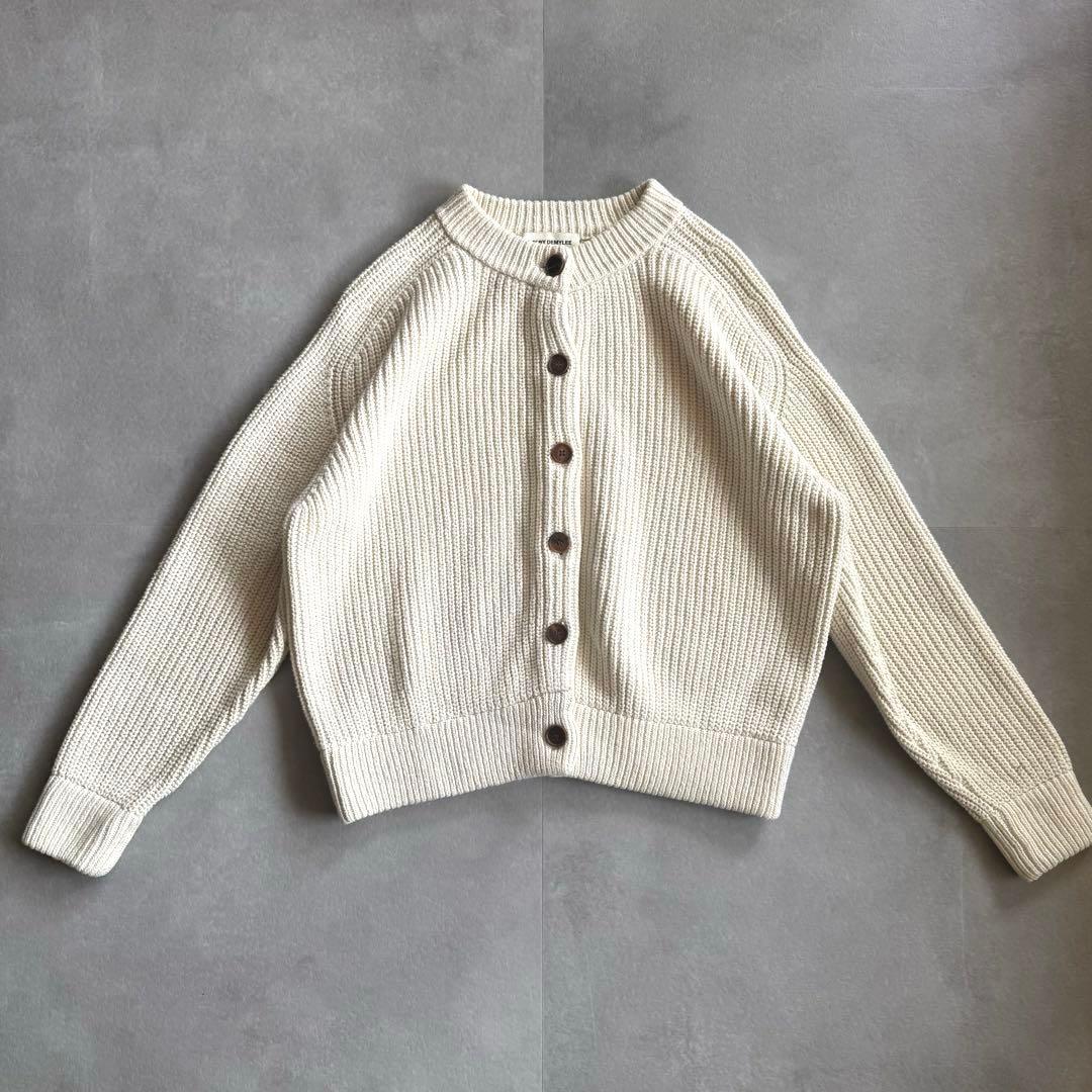 【SALE✨】DEMYLEE コットンカーディガン 厚手 ラグラン