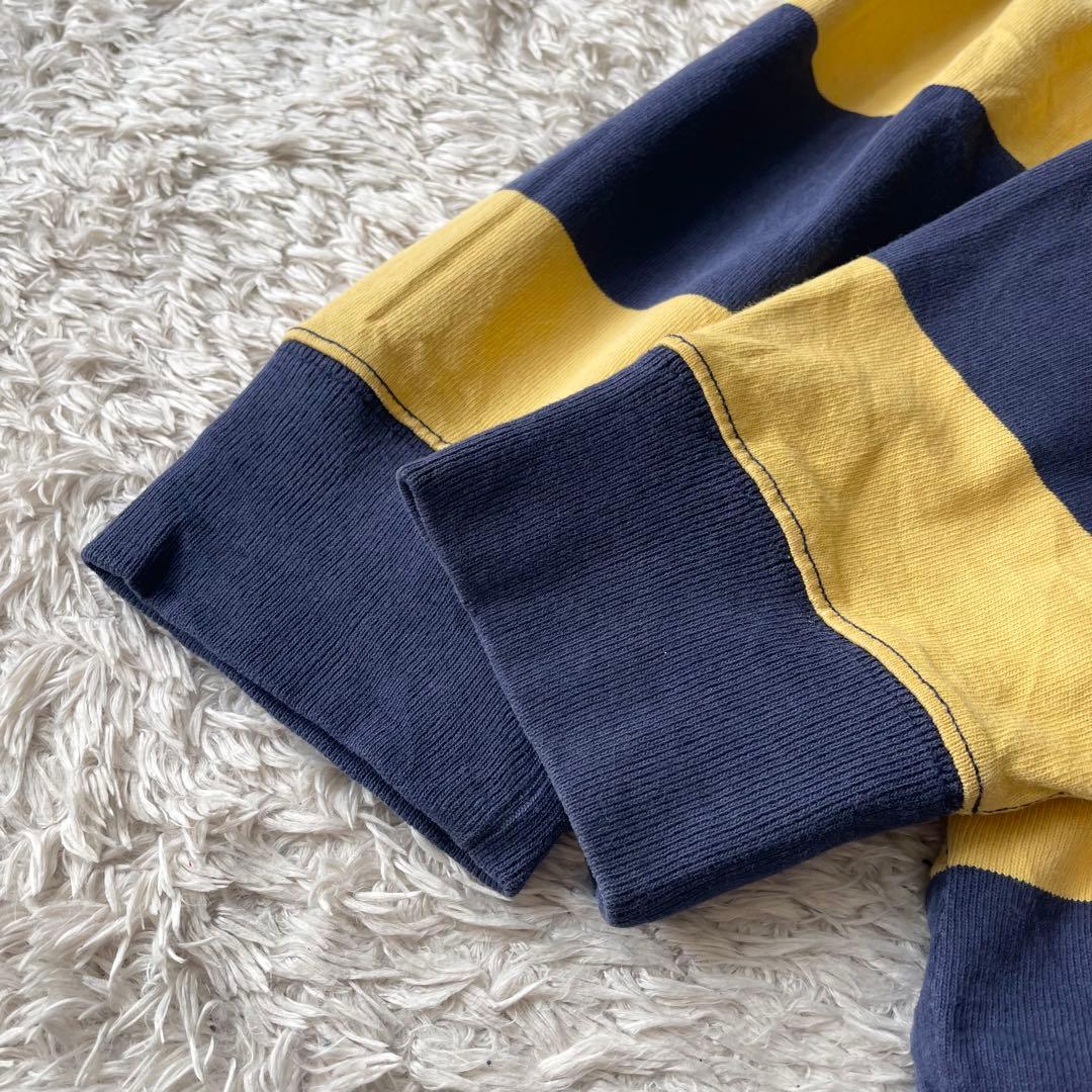 ラルフローレン ラガーシャツ ポロシャツ 長袖 4XLT ボーダー