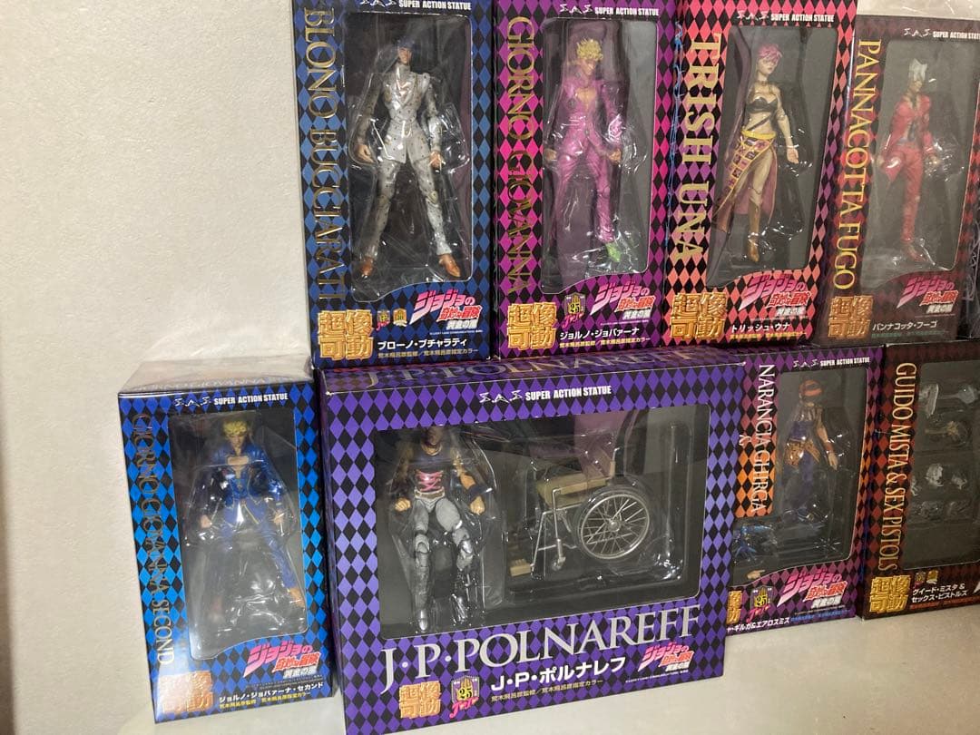 さとにゃ様用　ジョジョの奇妙な冒険　黄金の風　マフィア、スタンドセット