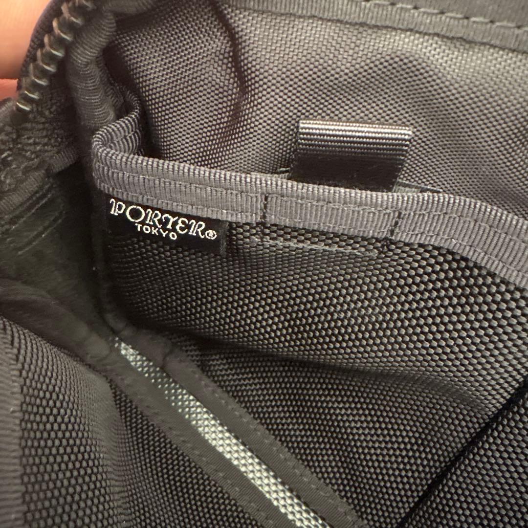 最終値下げ！PORTER HEATポーター　ブラック703-06975 黒　美品