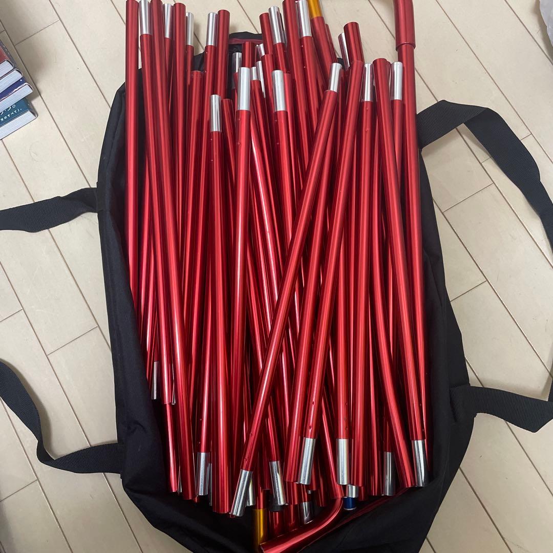 スノーピーク　リビングシェルロングプロ　レッドフレーム