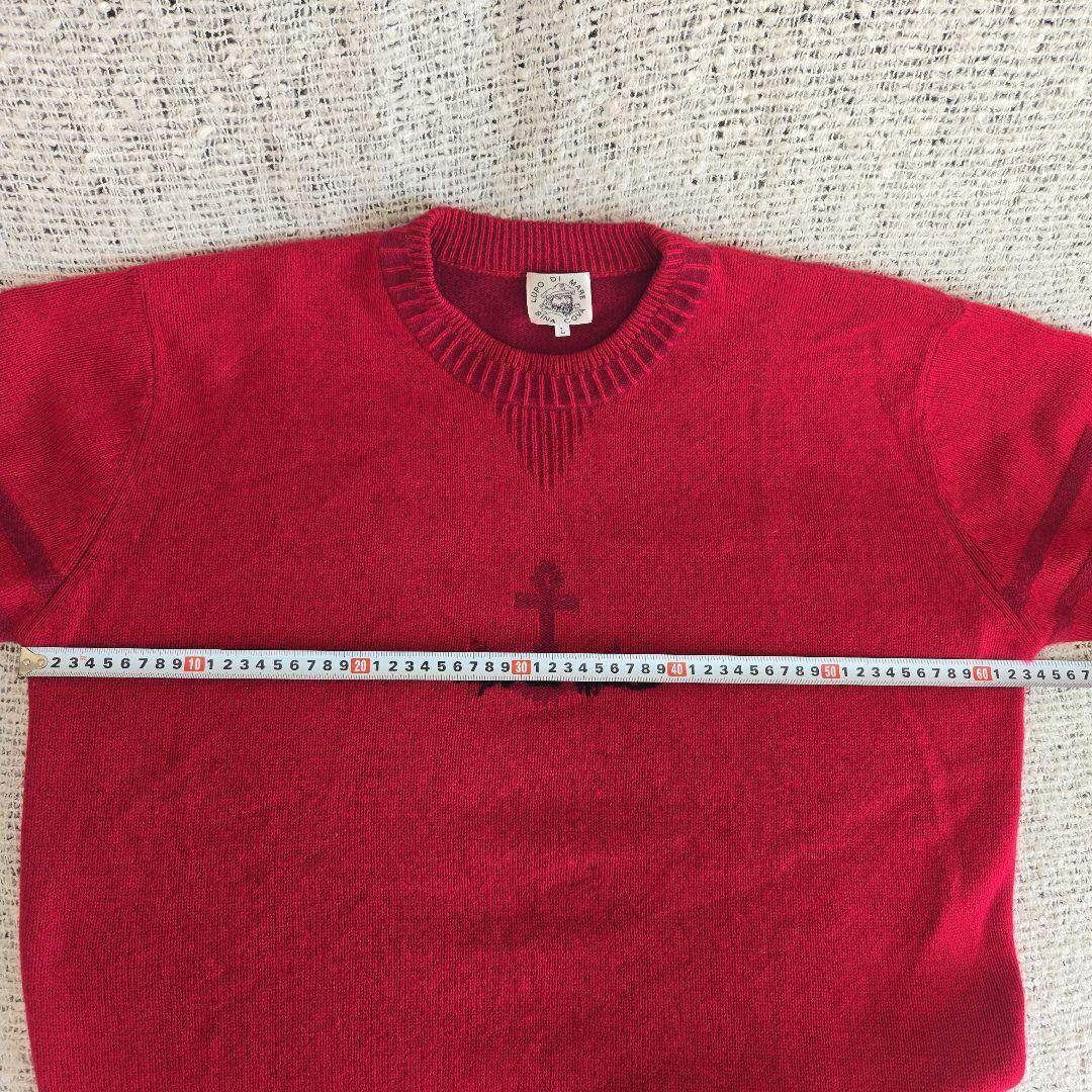 SINA COVA シナコバカシミヤ100% セーター サイズ L • レッド系