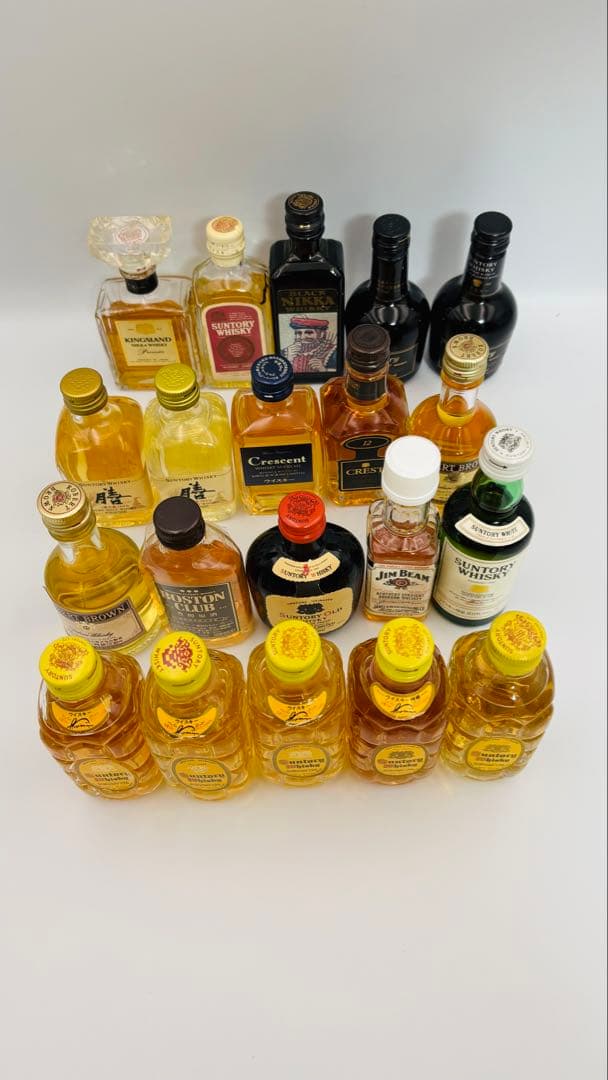 未開栓 ウイスキー サントリー 他 まとめ売り 33本 ミニボトル