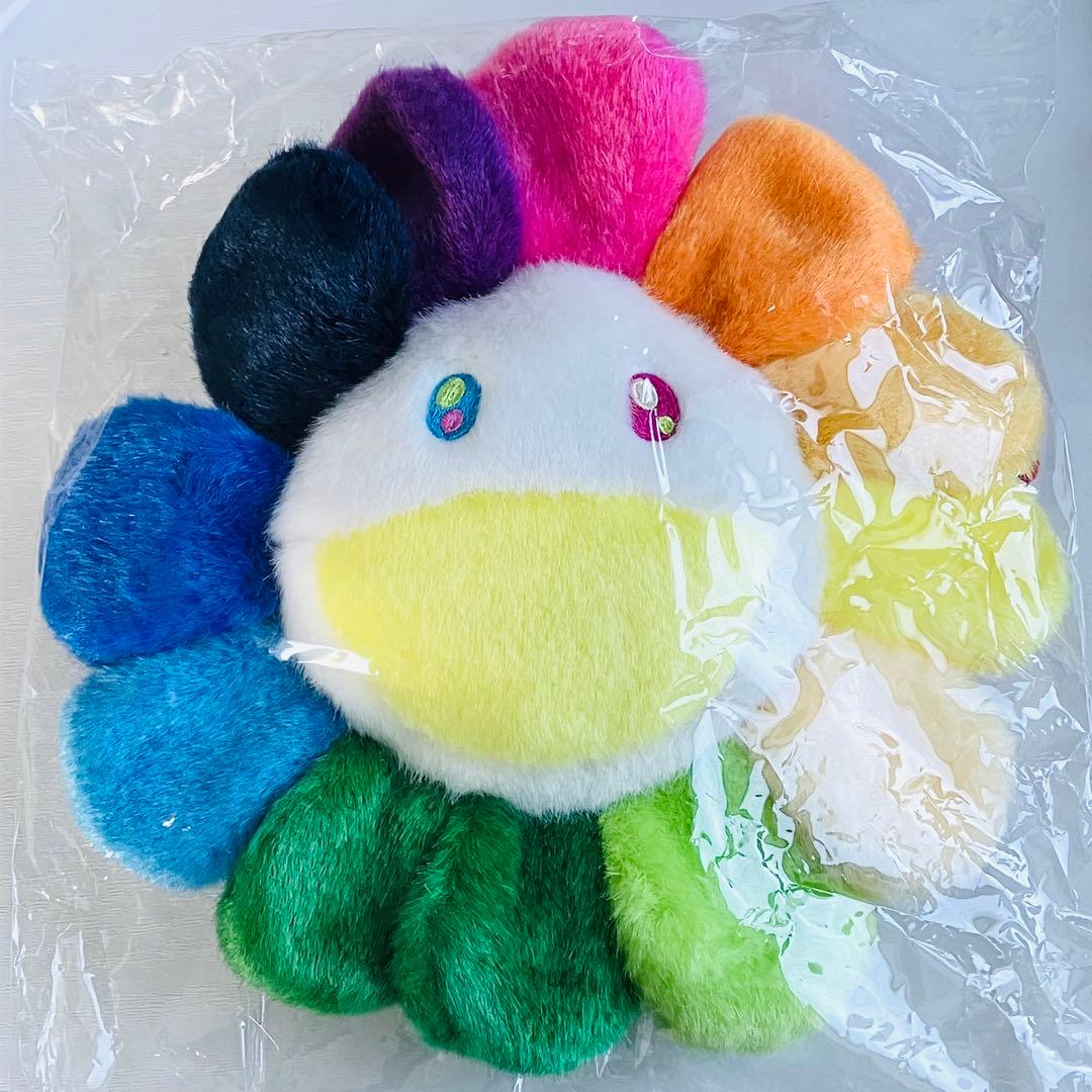 村上隆　カイカイキキ　お花 ポシェット　レインボー ホワイト イエロー