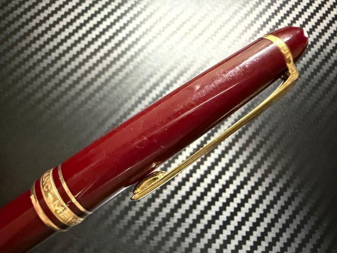 美品 モンブラン マイスターシュテュック 164 ボルドー ボールペン