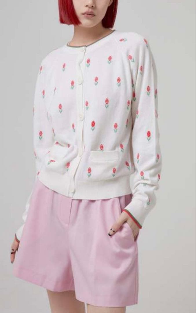 新品　BARRIE カシミヤ　カーディガン