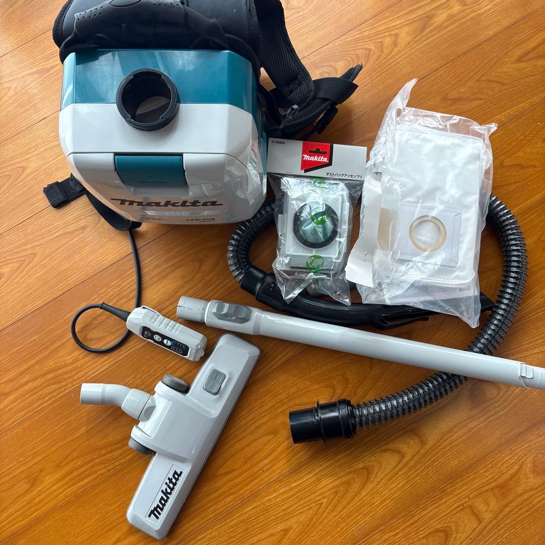 マキタ 充電式背負クリーナ VC008G 本体のみ makita 中古