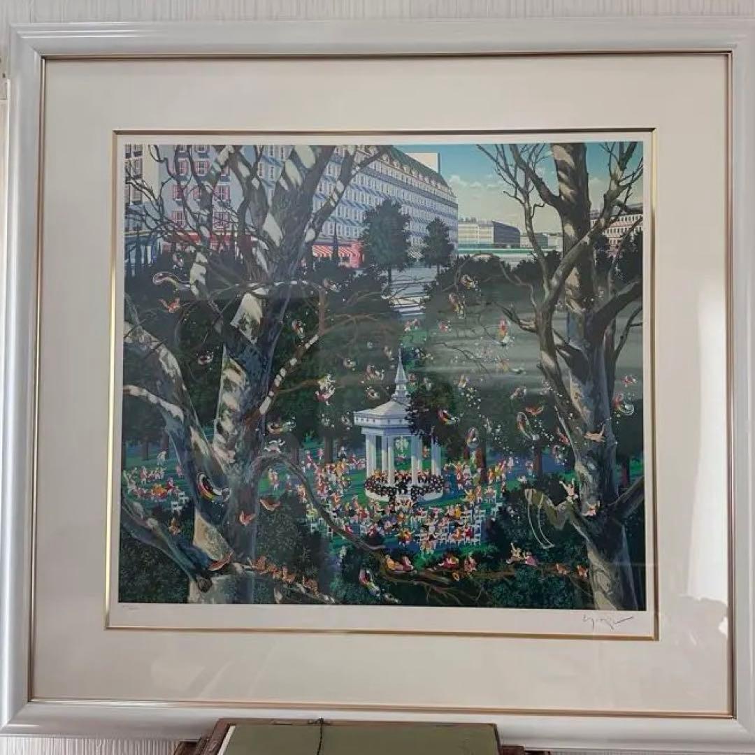 「子供達の音楽会」ヒロヤマガタ　現代アート 絵画