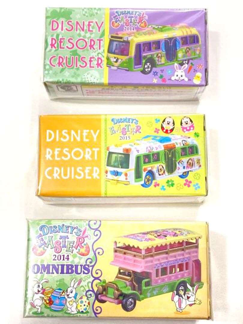 新品未開封 TDL ディズニーイースター トミカ リゾートクルーザー オムニバス