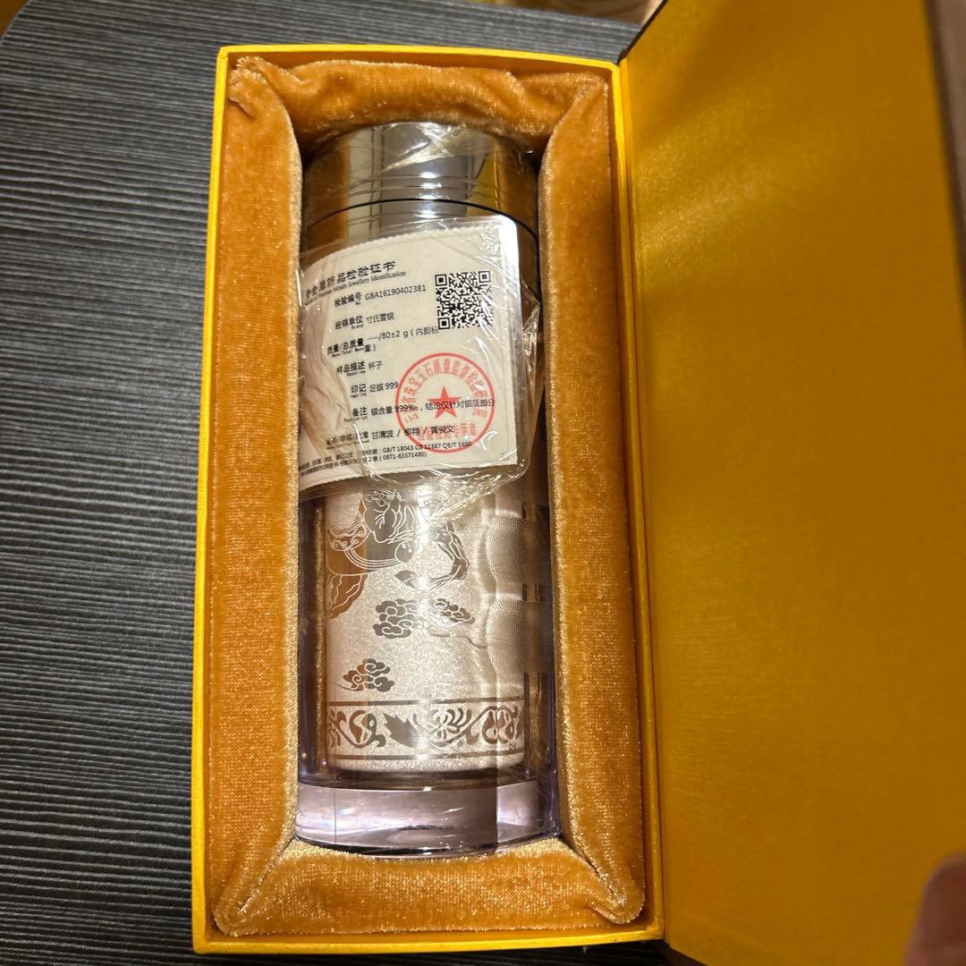 純銀　コップ　足銀999 80g