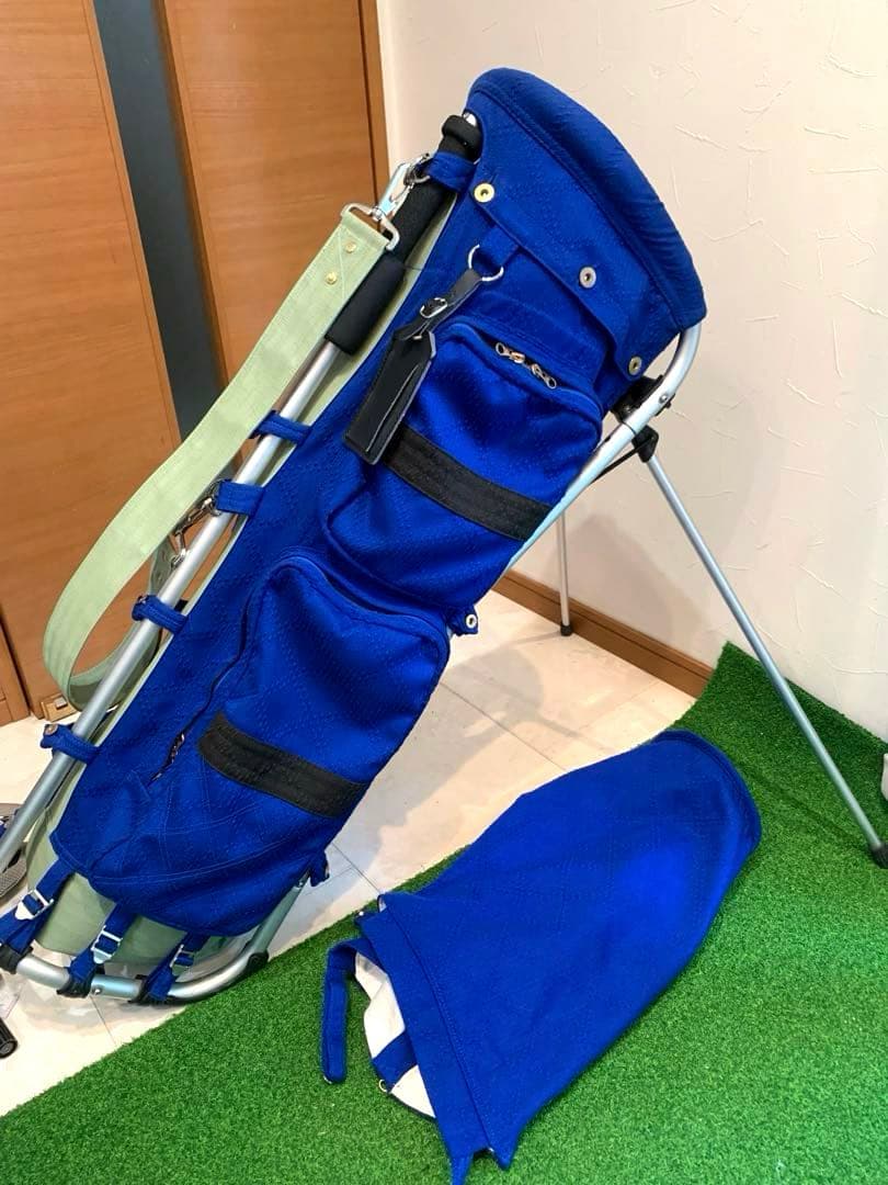 超希少　美品　即完売　ミズノ　フレームウォーカー　柔　柔道着素材　キャディバッグ