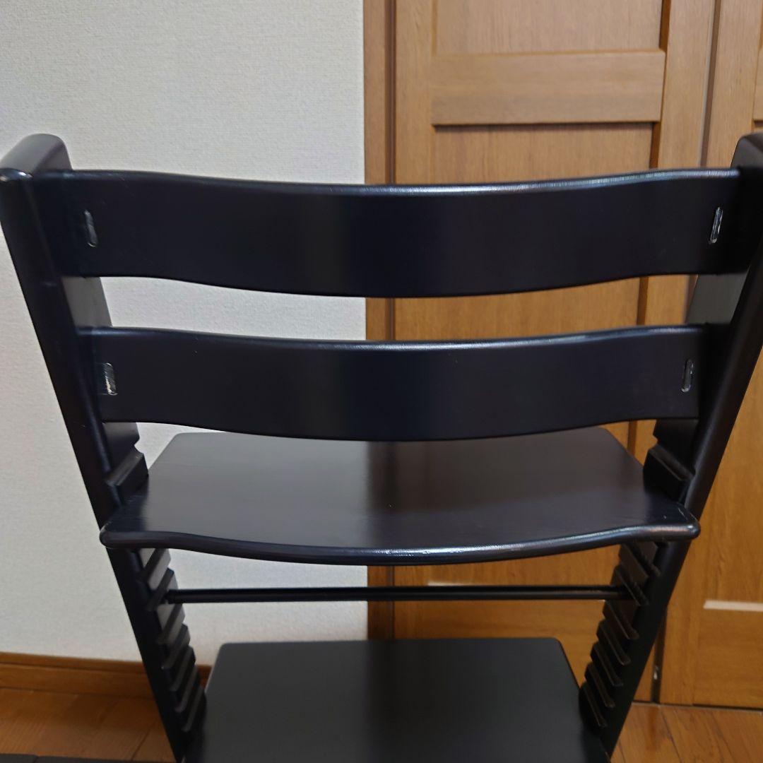 ストッケ　トリップトラップ　椅子　ブラック　廃盤のナンバー6です