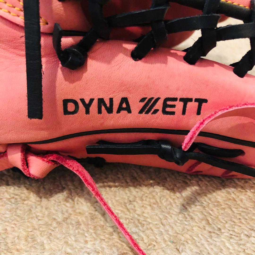 m*1様 ZETT DYNA オーダー ピンク 硬式グローブ