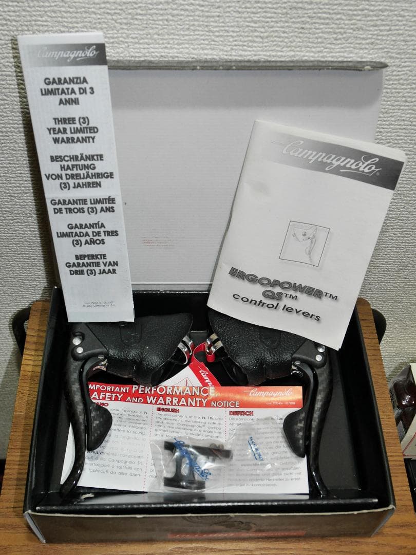新古品 カンパニョーロ　レコード QS ULTRA 10S エルゴパワーレバー