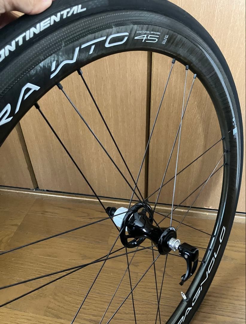 カンパニョーロ BORA WTO45 リムブレーキ ブライトラベル シマノフリー