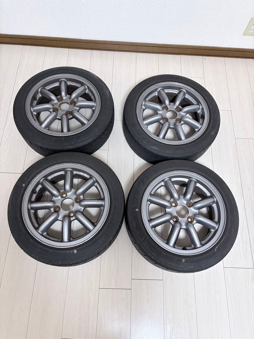 直接引取　ブラックレーシング　14インチ 6j