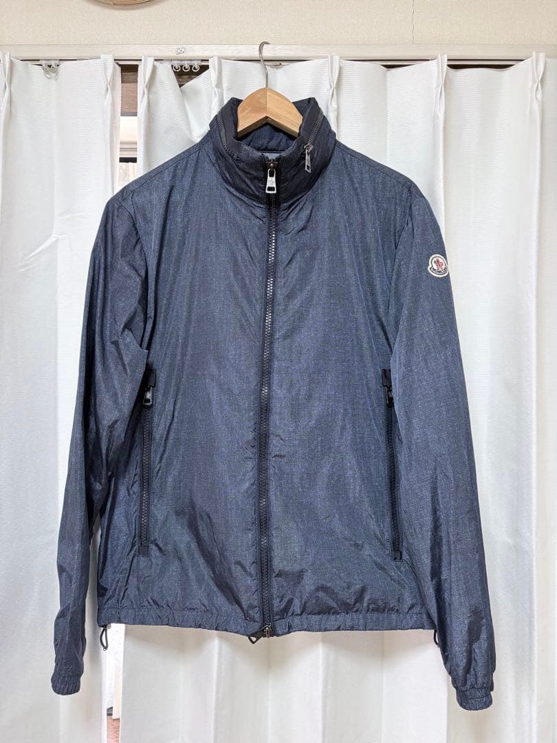 美品　モンクレールCAPBRETON ナイロンジャケット デニム調　ブルゾン