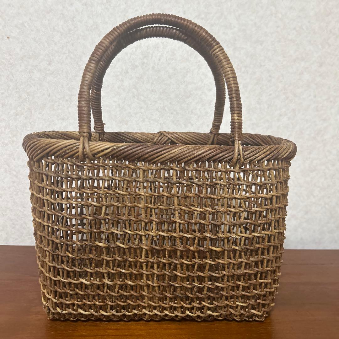 あけび　カゴバッグ　国産