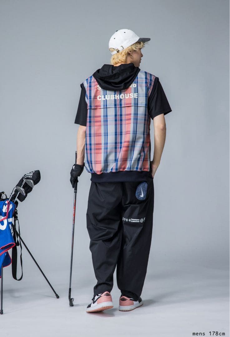 antiqua golf STCH チェック ベスト★ユニセックス★