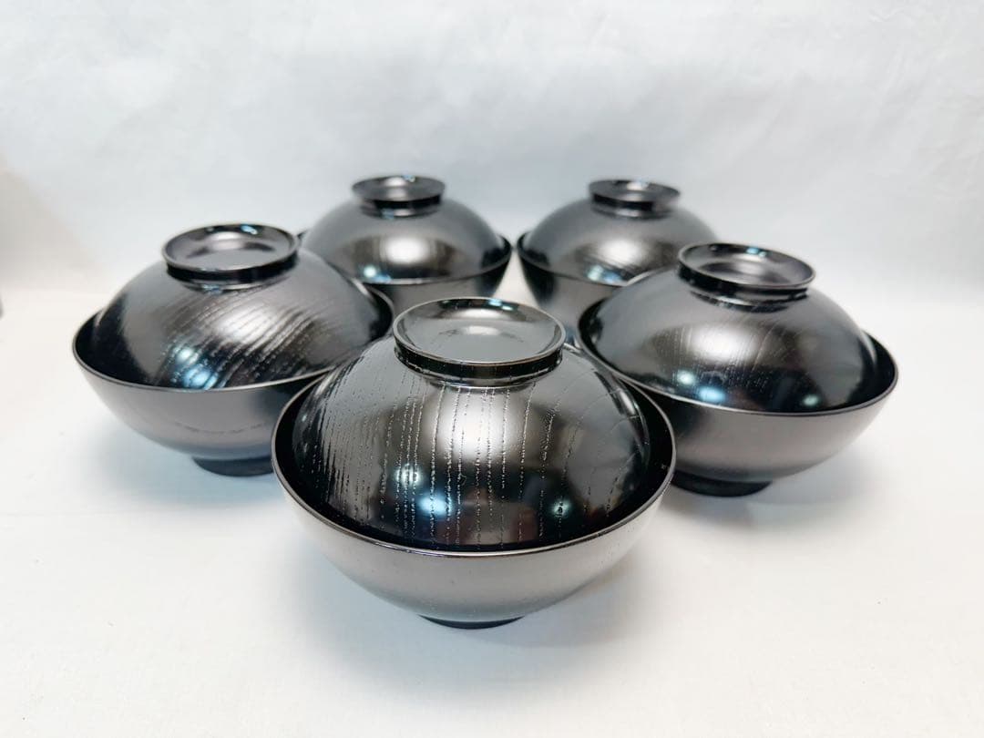 美品 懐石道具 木製 会席膳 四つ椀飯器 盃台煮物椀引盃箸洗 杓子通盆セット元箱