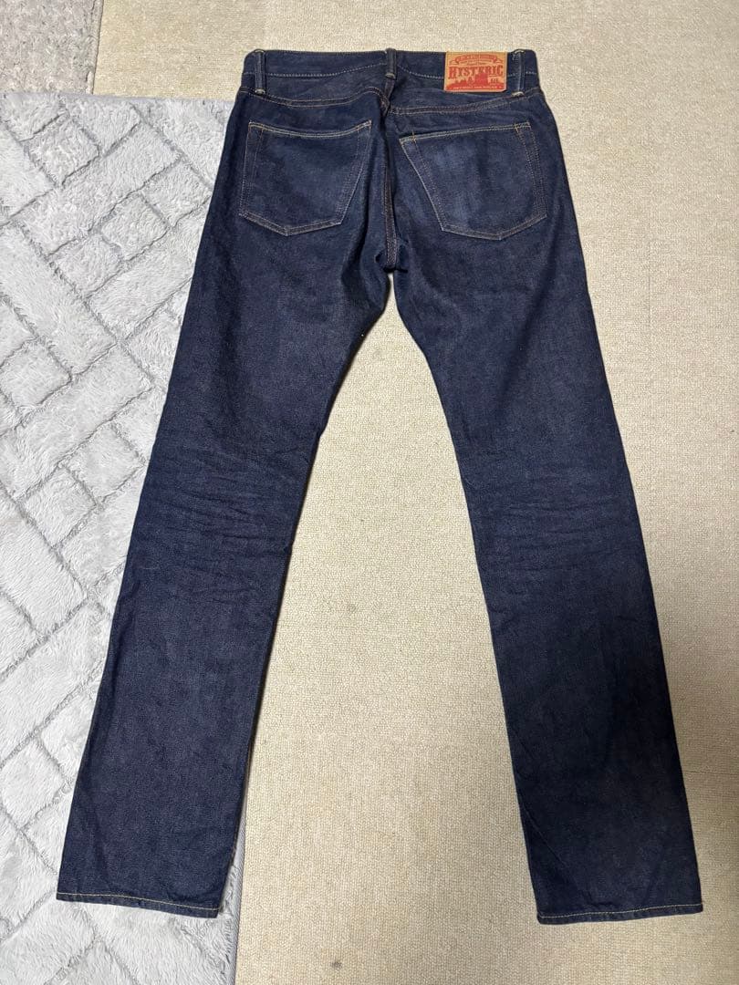 ヒステリックグラマー スタッズストレートデニム インディゴ hysteric